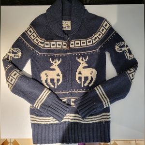 ARITZIA WOOL ZIP-UP SWEATER, medium